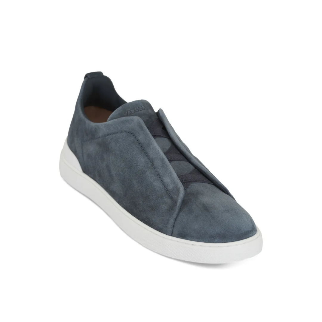 Zegna Camurça azul ardósia