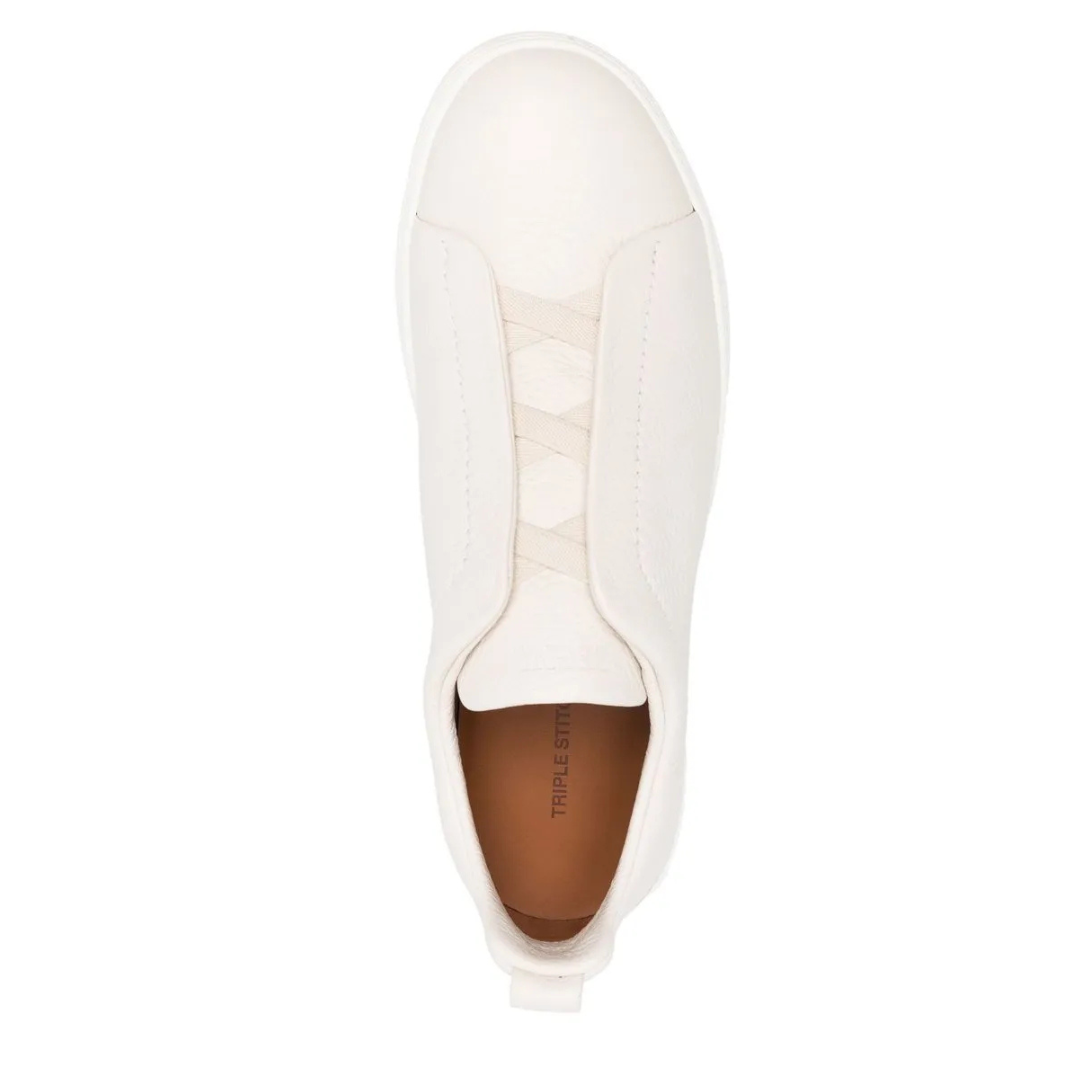 Zegna Triple Stitch Off White