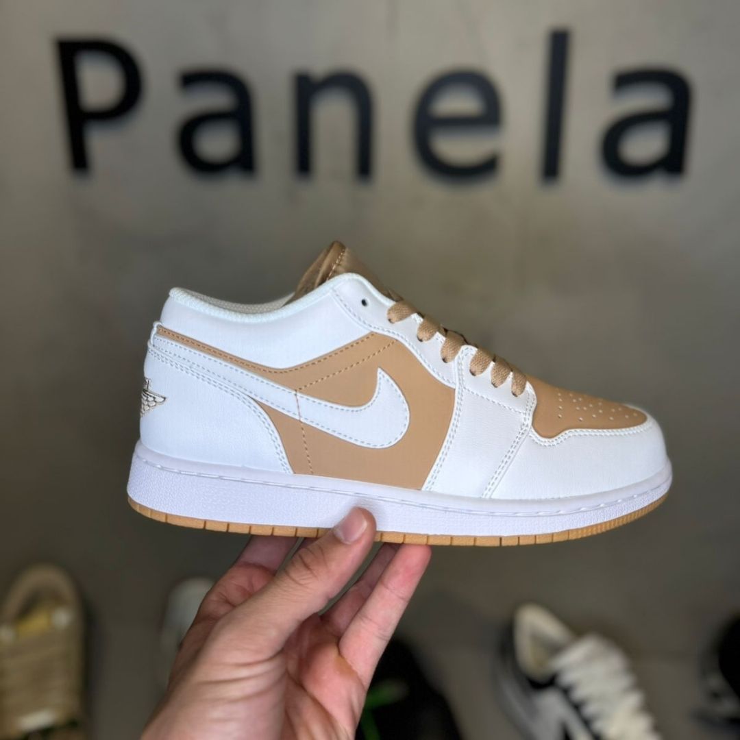 Jordan 1 Low Gum White