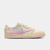 Travis Scott x Air Jordan 1 Low Sail Shy Pink Muslin