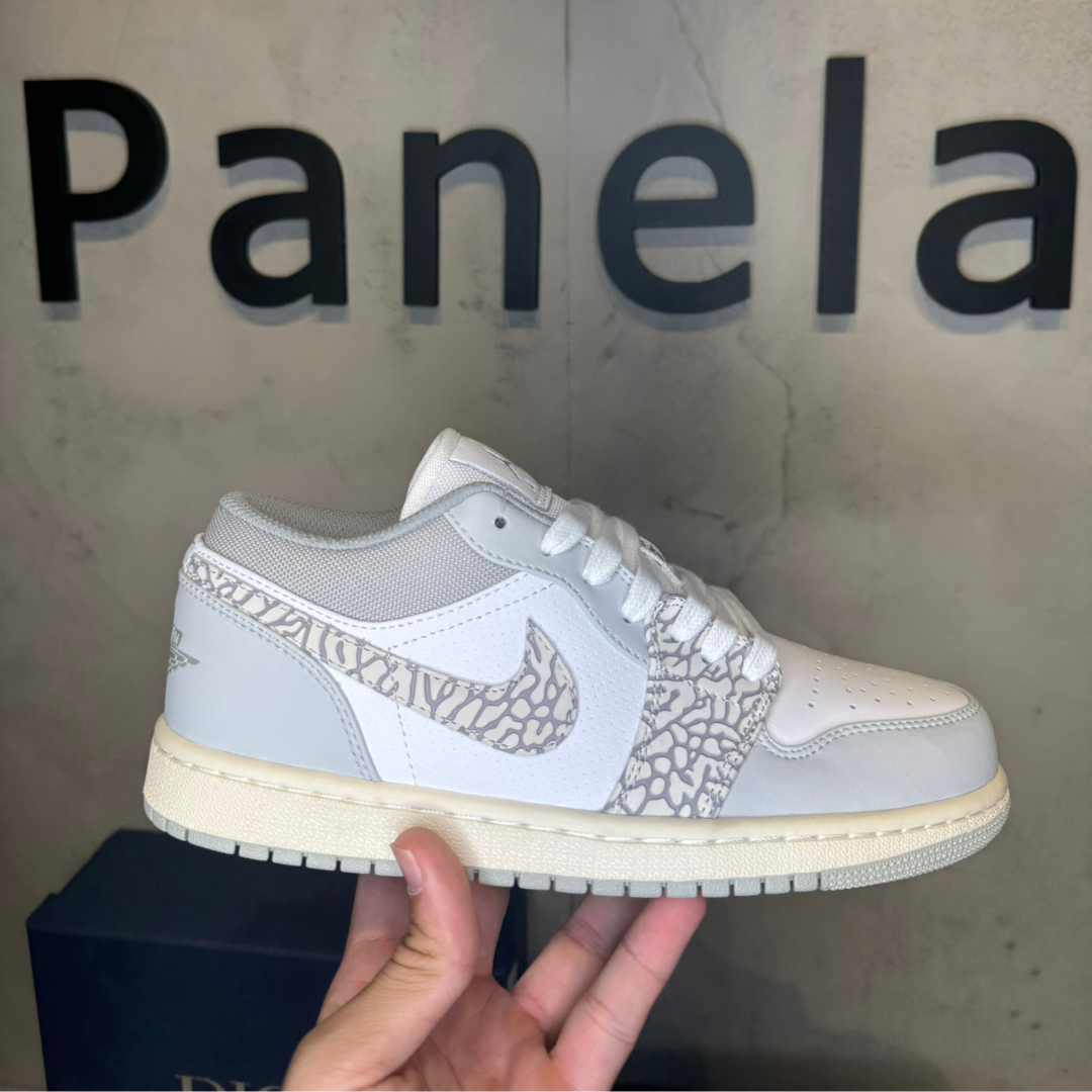 Air Jordan 1 Low Smoke Grey Elephant