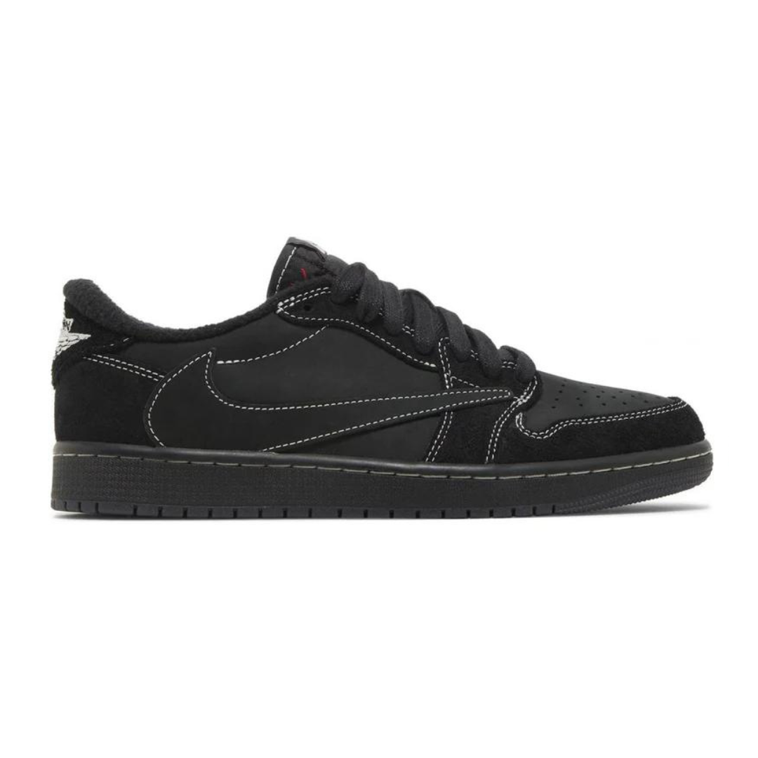 Tênis Nike Travis Scott x Air Jordan 1 Low Black Phantom