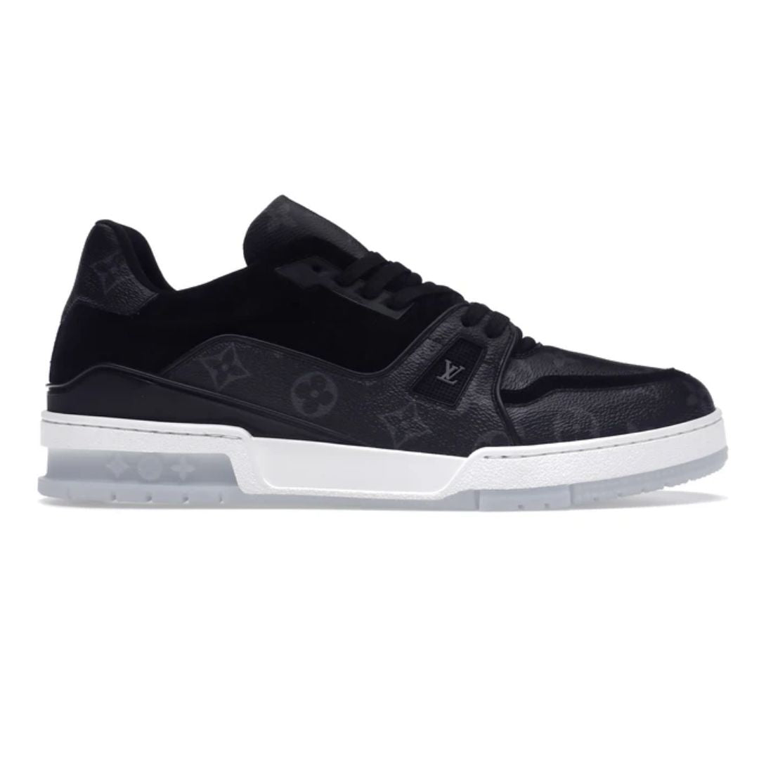 Sneaker LV Trainer Branco e Preto