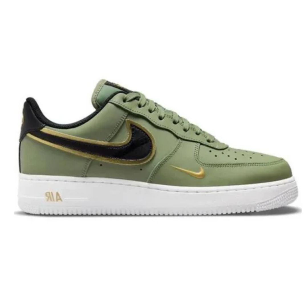 Nike Air Force 1 '07 LV8 Double Swoosh Olive Gold Black