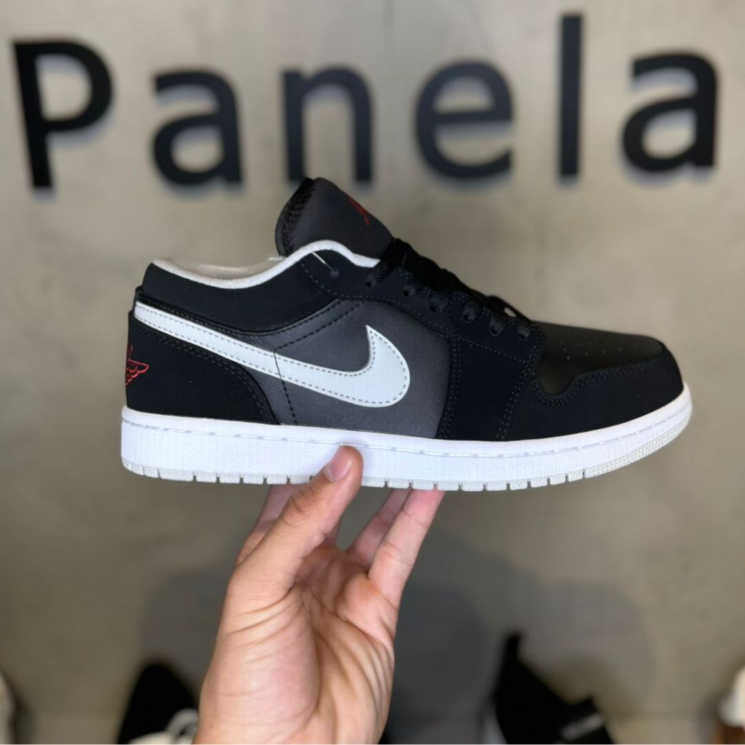 Nike Air Jordan 1 Low Black Grey Red