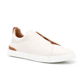 Zegna Triple Stitch bege claro/caramelo