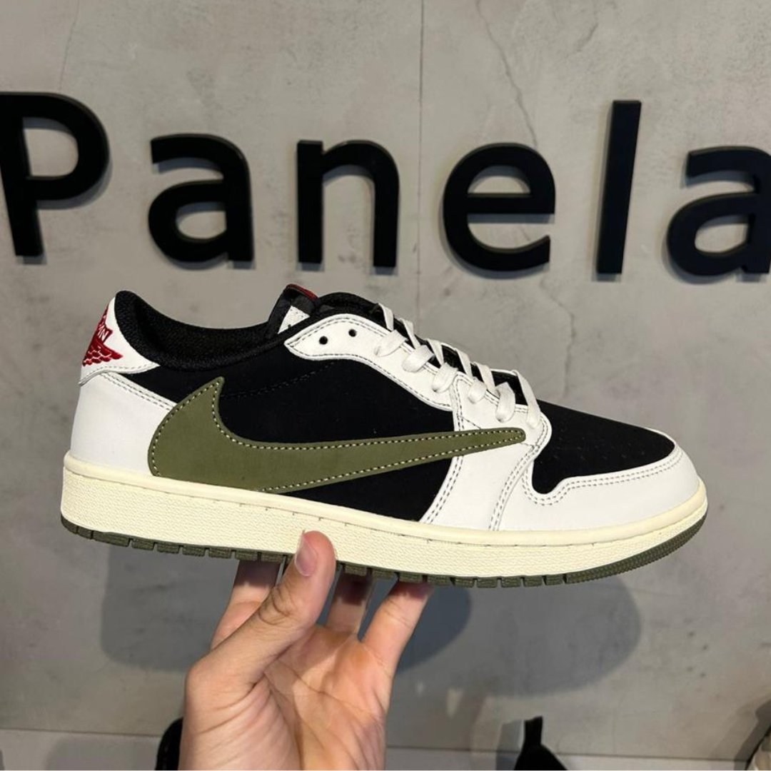 Air Jordan 1 Low X Travis Scott "Olive" (PRONTA ENTREGA)