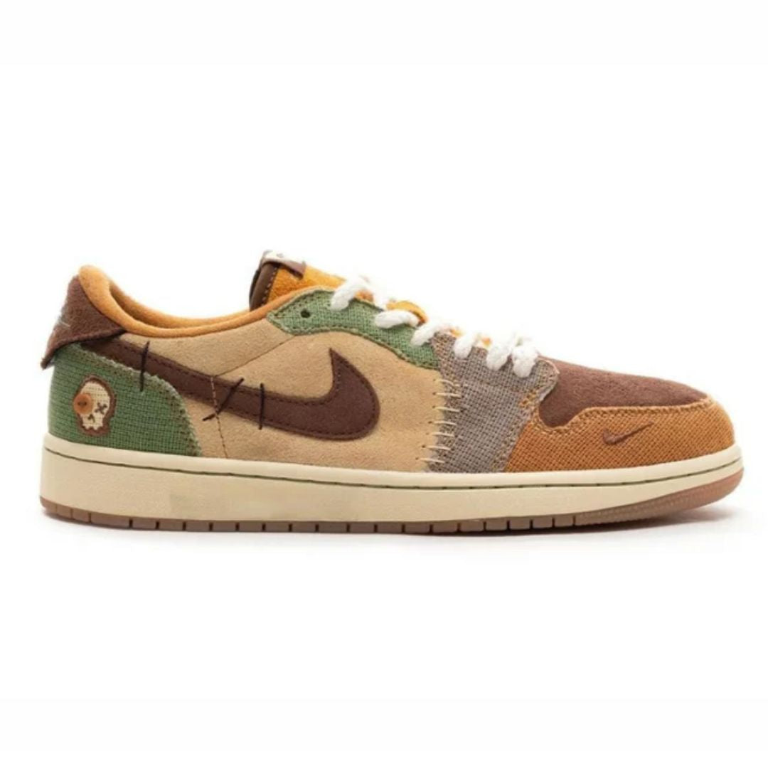 Tênis Air Jordan 1 Low Voodoo and Oil Green