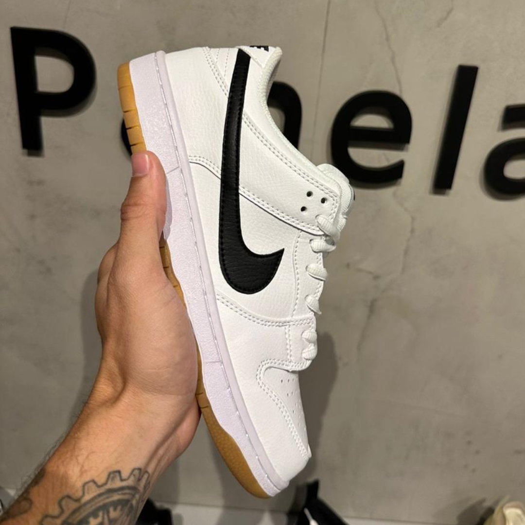 Tênis Nike SB Dunk Low Pro ISO White Gum