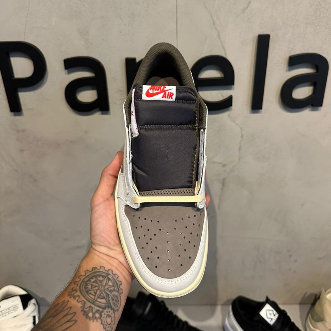 Air Jordan 1 Retro Low OG SP Travis Scott Reverse Mocha (PRONTA ENTREGA)