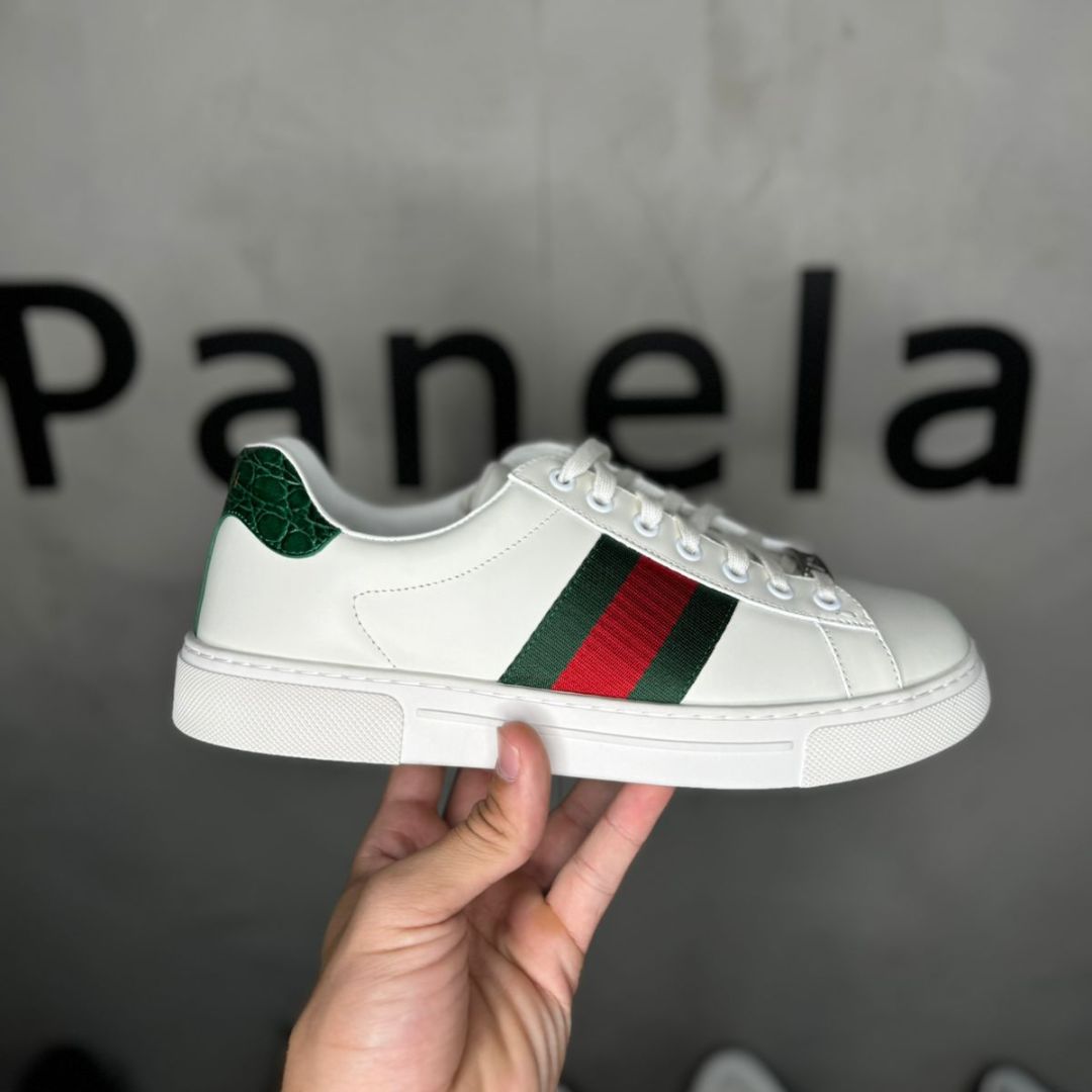 Gucci Ace de couro Branco