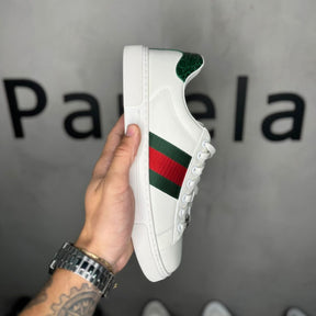 Gucci Ace de couro Branco